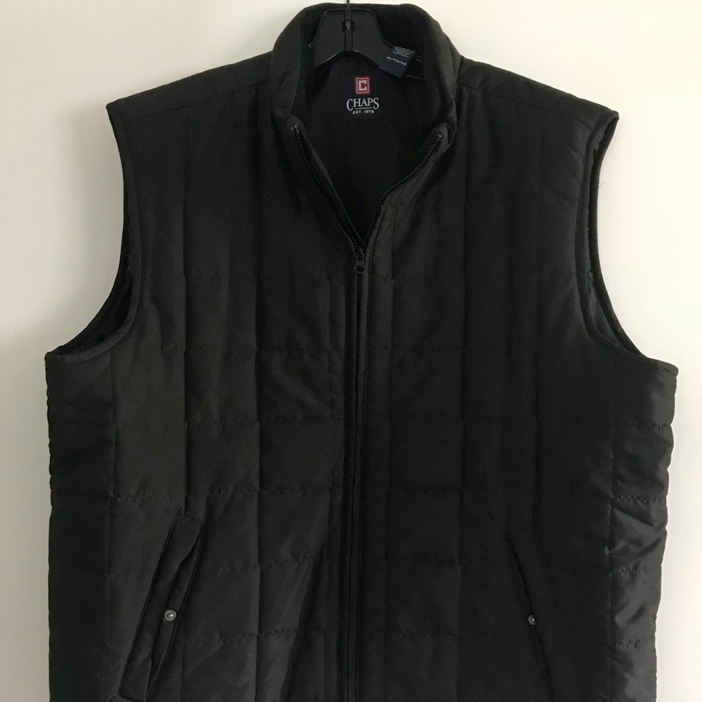 Chaps Black Vest - XL